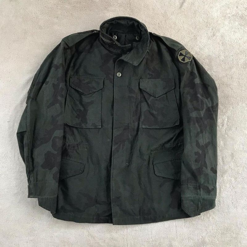 jaket army m65 woodland second