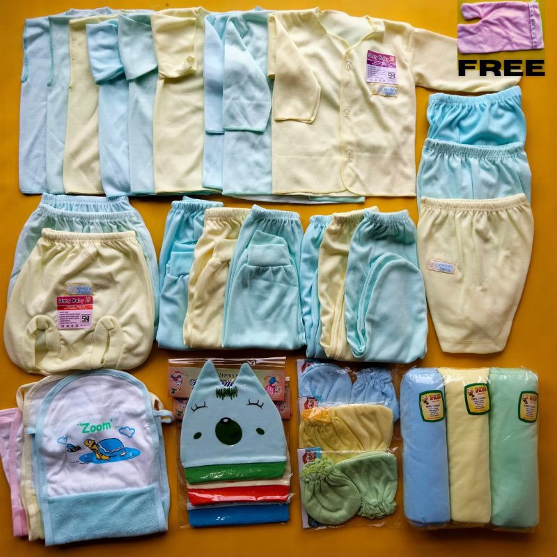 Paket perlengkapan bayi Komplit paket baju bayi newborn isi 33 pcs