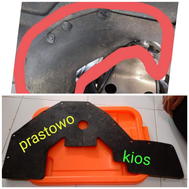 karet tutup cover mudguard spakbor fender panther kotak lama