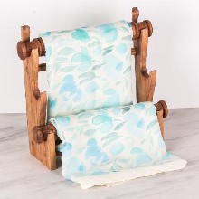 

Seruni Living Scarf Besar (bujur sangkar) daun biru