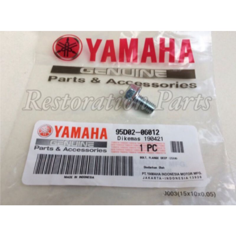 Baut Breket Selang Belakang 95802-06012 XMAX