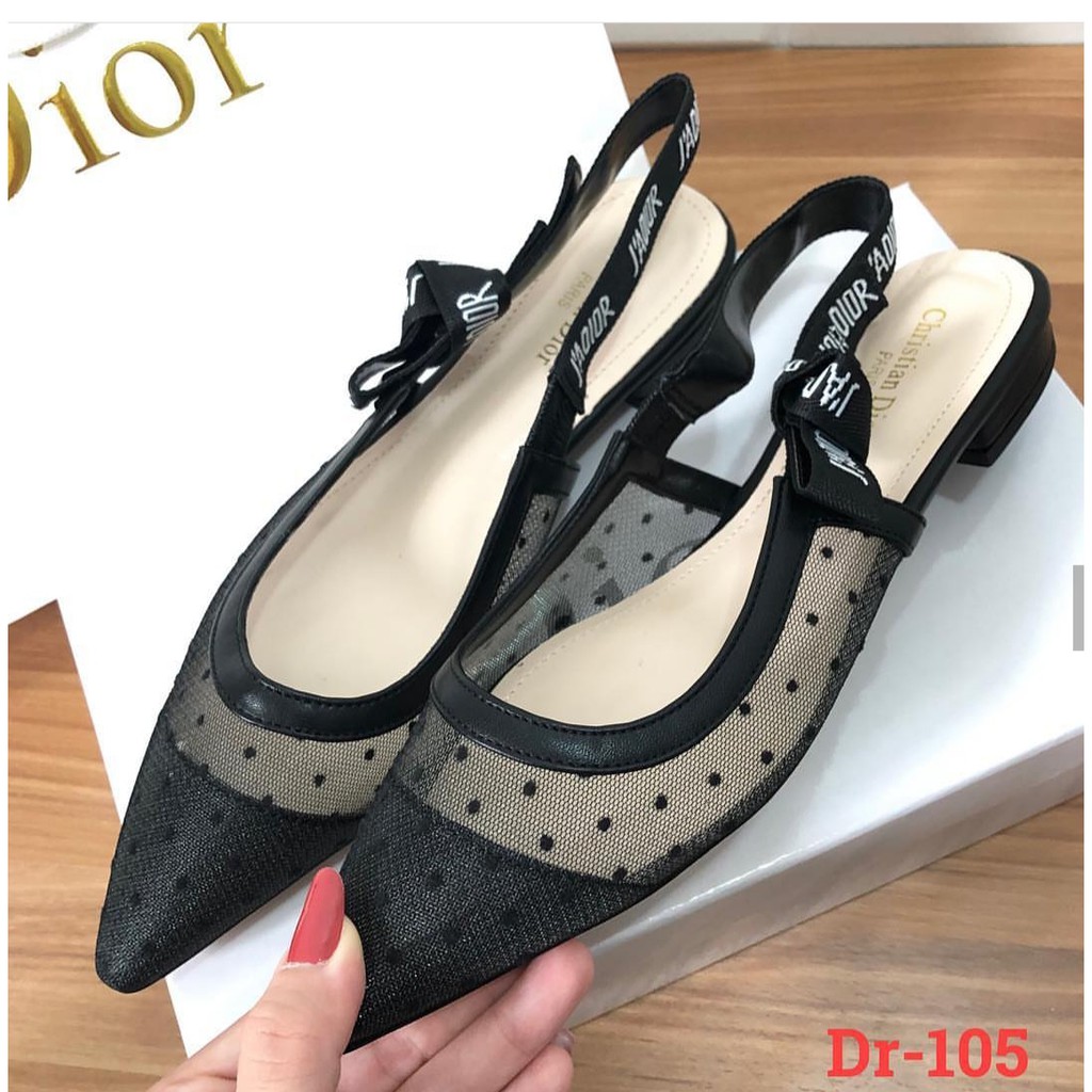 flat shoes tutu black dior premium quality 1:1