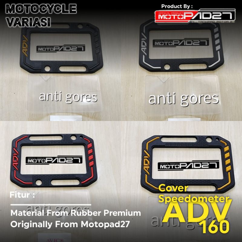 Stiker Spidometer ADV 160 Rubber Cover Spidometer ADV 160 Karet Rubber Premium