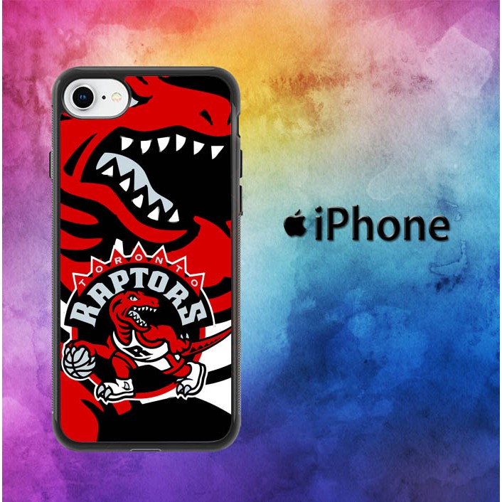 Casing Custom iPhone 7  Toronto Raptor Logo Focus Raptor R0260 Case Cover