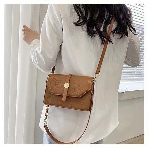 Rowling (Tas-145)Tas Bahu Wanita/Tas Selempang Wanita Happy Love/Tas Selempang Cantik Dan Elegan Import