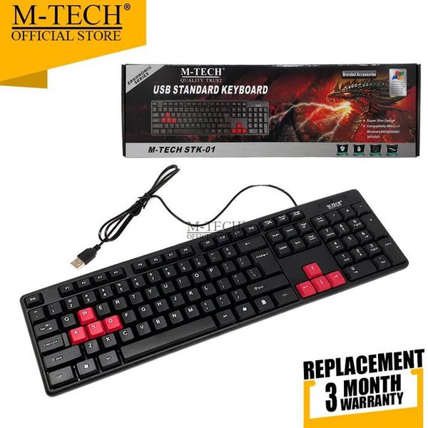Keyboard usb standard m-tech