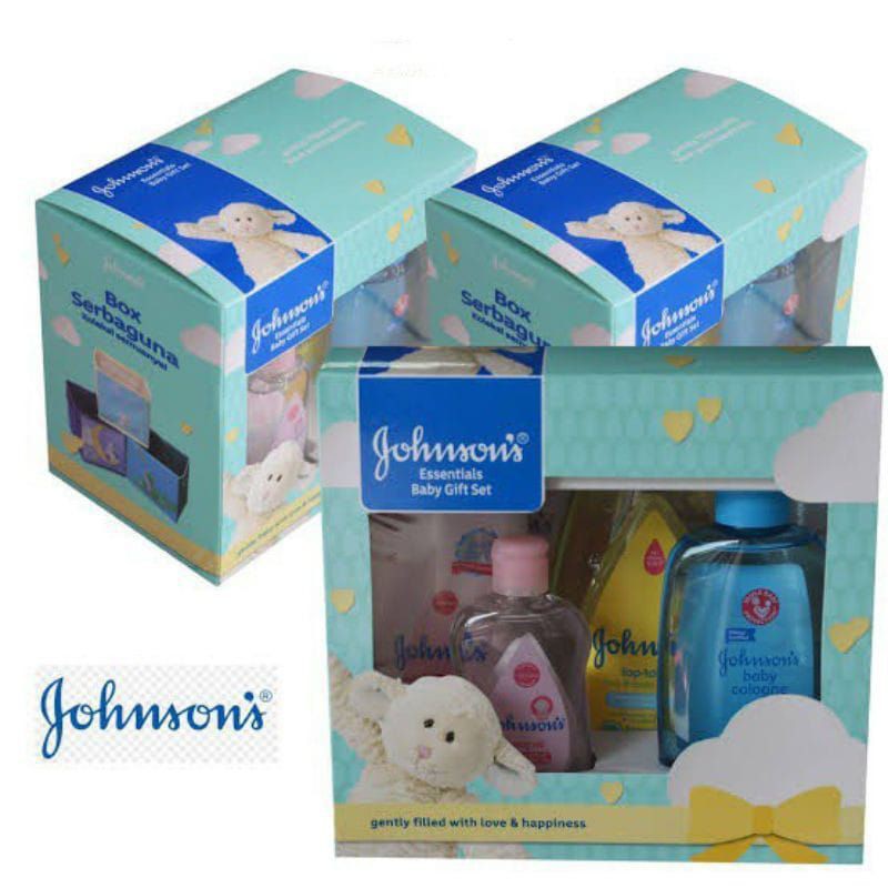 Johnson's Baby Gift Pack Essentials Gift Pack Set Johnson Johnsons Perawatan Bayi Kado Bayi Set