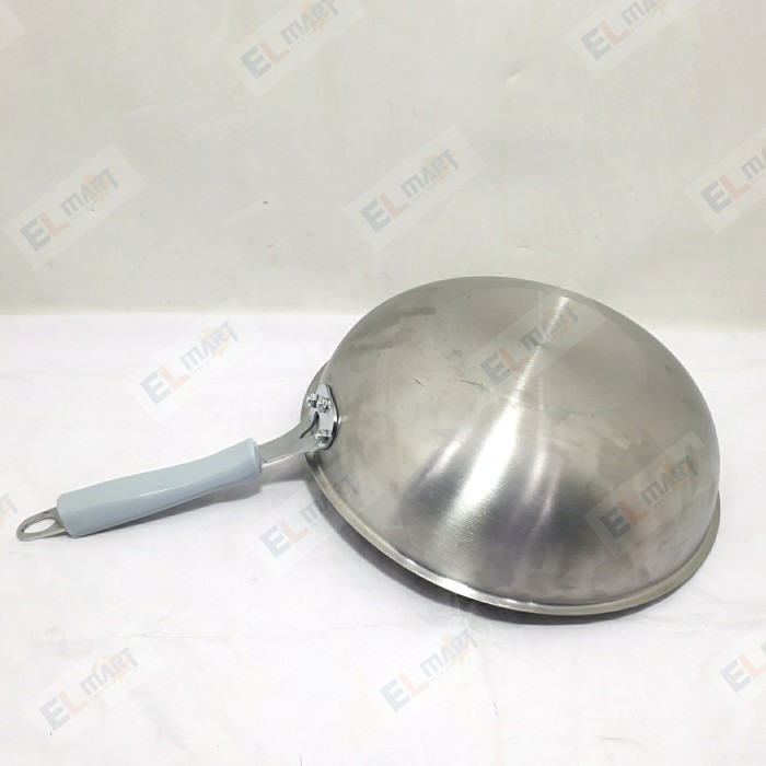 Panci Wajan Teracotta  WokPan Frying Pan Stainless Steel Tebal Premium  32cm