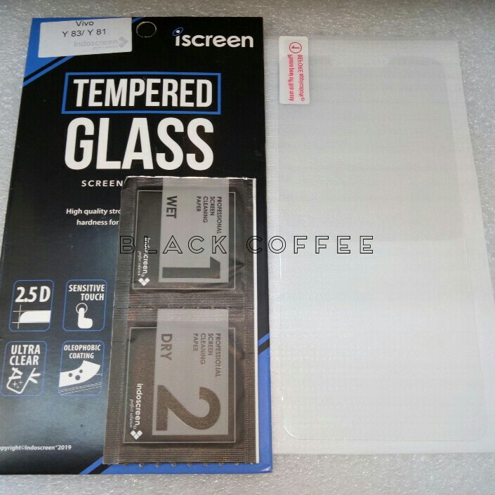 Tempered glass vivo Y81/Y83 tempered glass iScreen bening