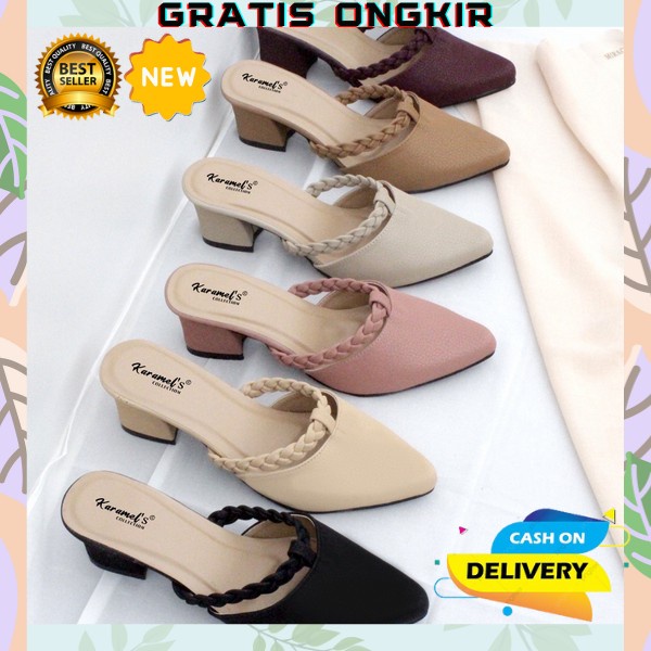 Hils Import Murah Highils Terbaru 2022 Sandal Jinjit Terlaris Hill Casual Sepatu Hak Tinggi Heels Vi