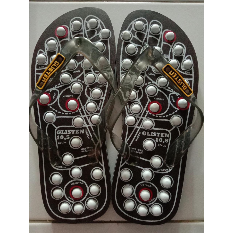 SANDAL TERAPI KESEHATAN GLISTEN | SANDAL KARET GLISTEN KESEHATAN | SANDAL GLISTEN