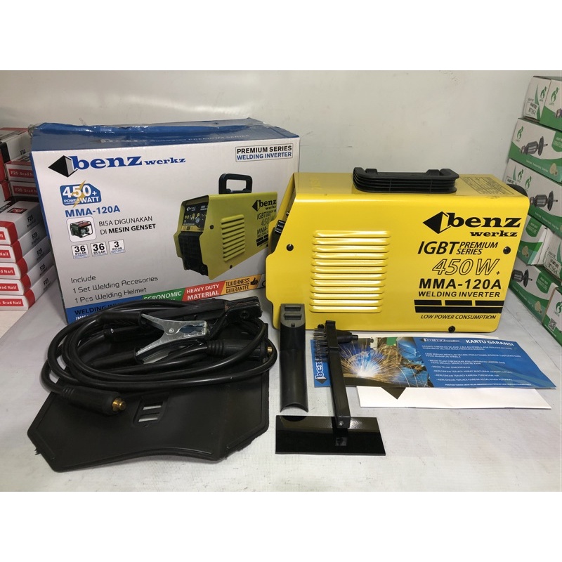 mesin las benzwerkz / mesin travo las benzwerkz / mesin travo las mma 120a benzwerkz / mesin las mma 120a benzwerkz / mesin las inverter 450 watt / mesin inverter 120a / mesin inverter 450w