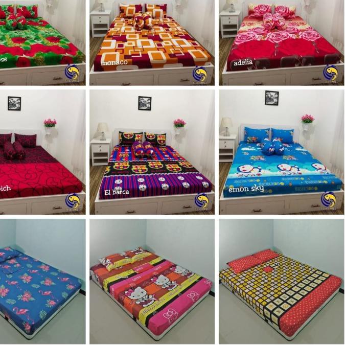  DIJUAL Sprei  Homemade Karakter 120 160 180 Sprei  murah 