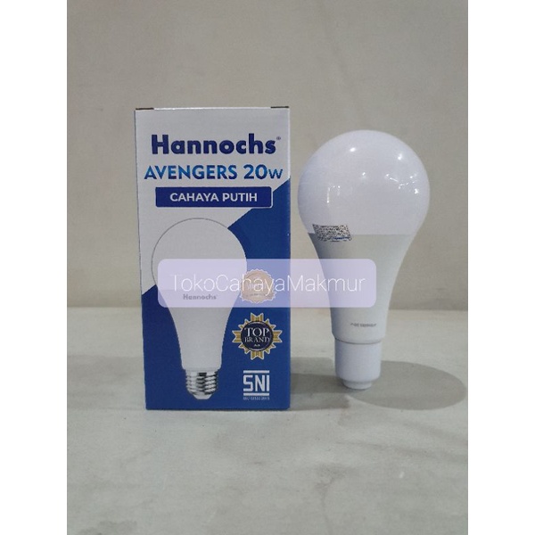 Lampu Bohlam LED Avengers 20w 20watt Hannochs CoolDayLight