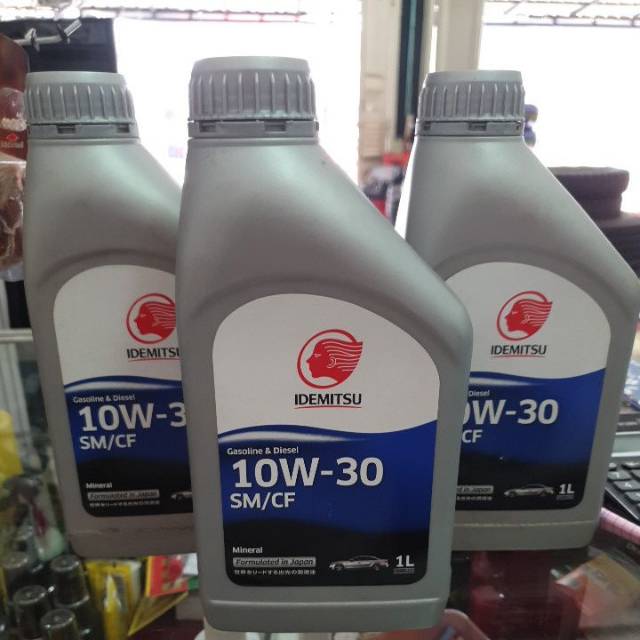 Oli idemitsu 10w.30 untuk mobil 1 liter
