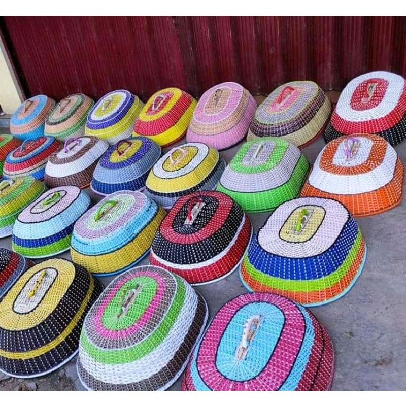 Tudung saji/tutup nasi/tudung saji rotan sintetis