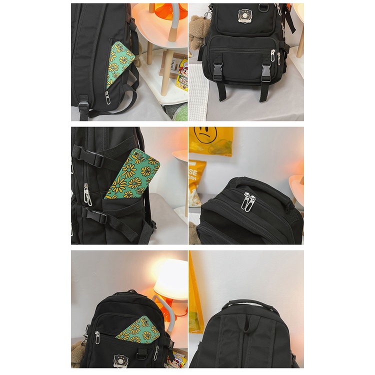 WYK90 Tas Ransel Wanita Pria Sekolah Kuliah Long Oldiest Backpack Impor TKM