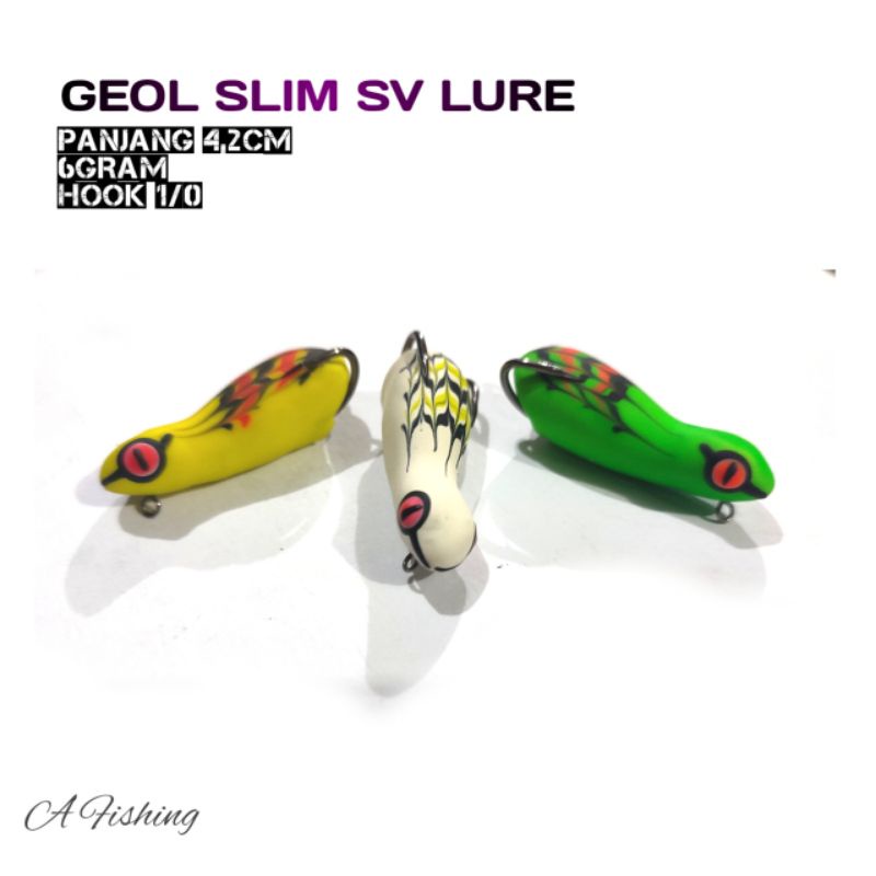 SOFT FROG GEOL SLIM SV LURE 4,2CM