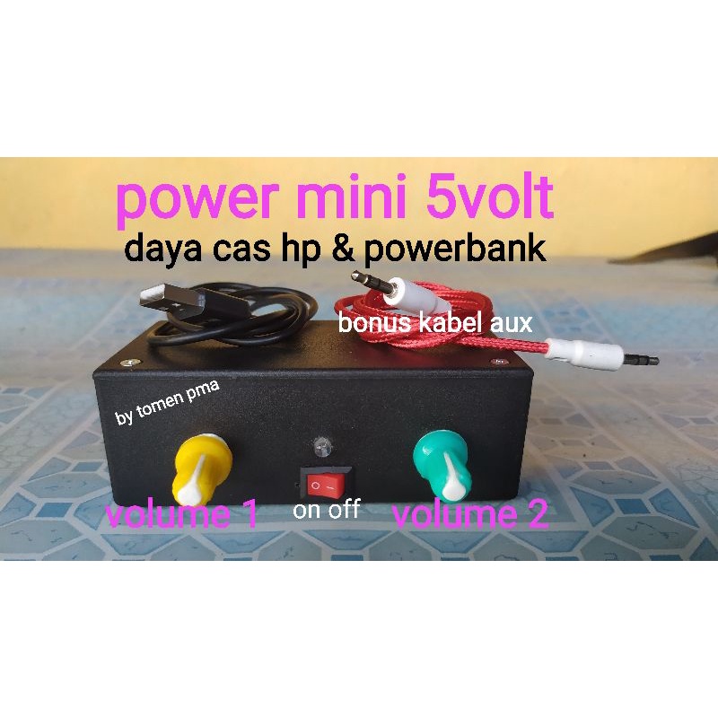 POWER MINI 5VOLT DAYA CAS HP/POWERBANK