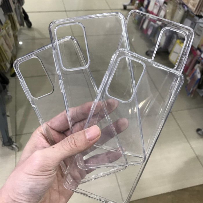 SAMSUNG A32 5G 6.5 INCH SILIKONE SIMPLE CASE SLIM CASE PROTECTION - Putih