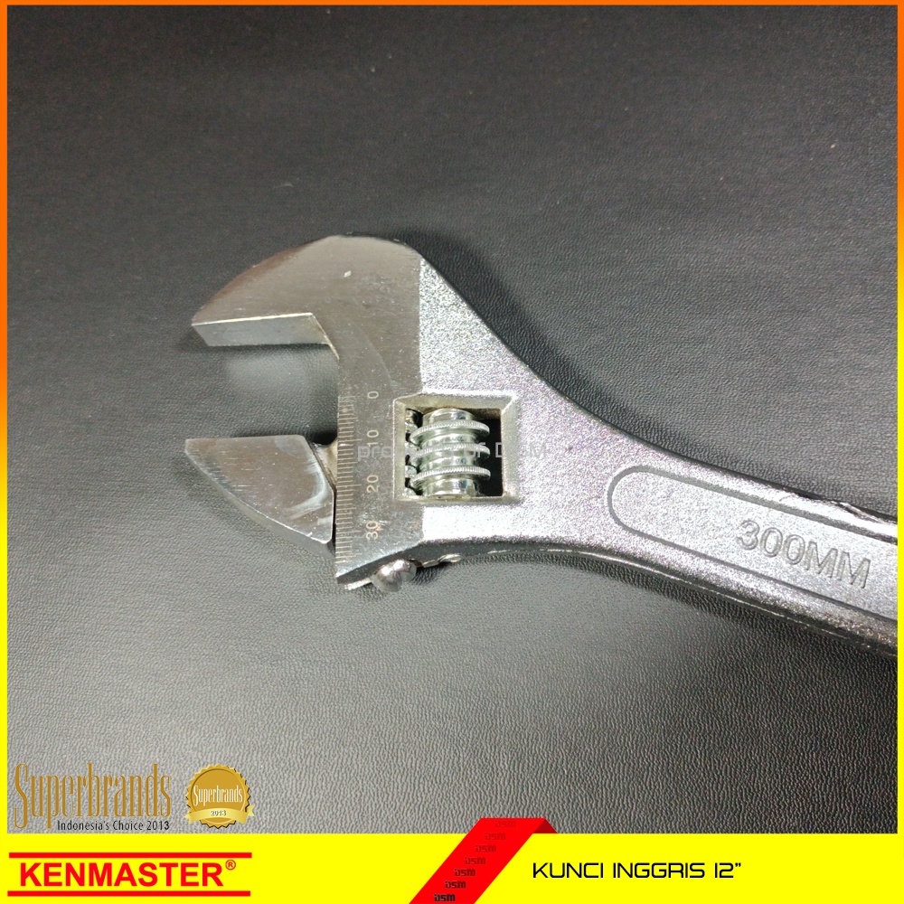 Kenmaster Kunci Inggris 12&quot; / Adjustable Wrench