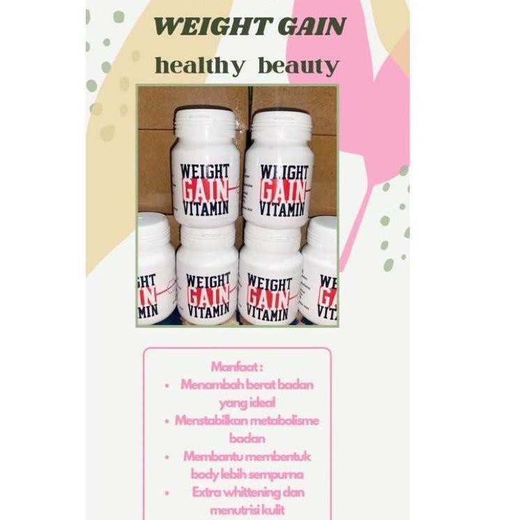 Murah gelai Vitamin weight Gain isi 30 kapsul Original S67S1 ..|