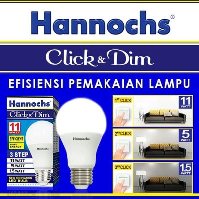 HANNOCHS LED Click &amp; Dim 11 Watt