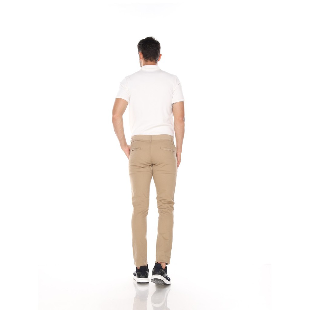 CELENA PANJANG PRIA HUBER CHINO / CHINOS CREAM BEIGE STRECHT PREMIUM