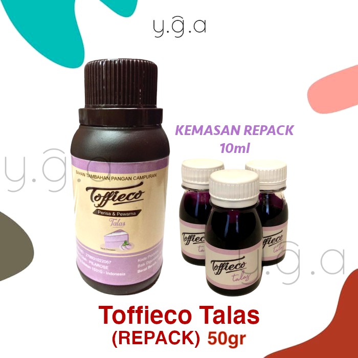 

Toffieco Talas (REPACK) 50gr / Taro / Pasta Perisa dan Pewarna Makanan