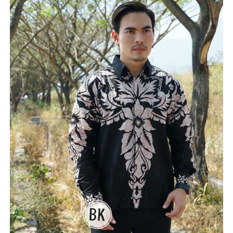 Fashion Pria - Batik Pria - Batik Lengan Panjang - Batik Pria Modern - Lawasan Alus - By Batik -Asli