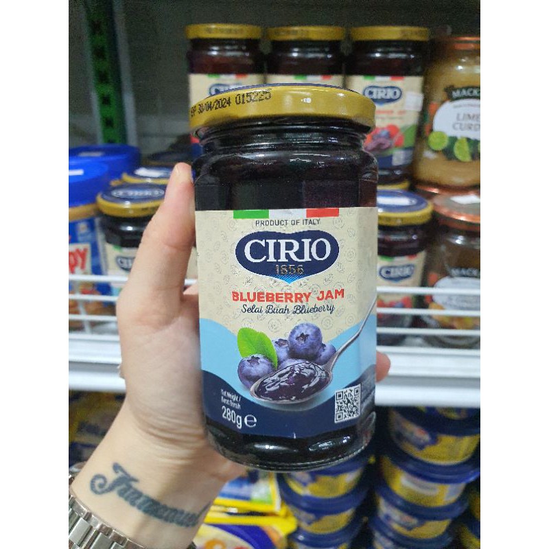 

cirio blueberry jam 280gr selai