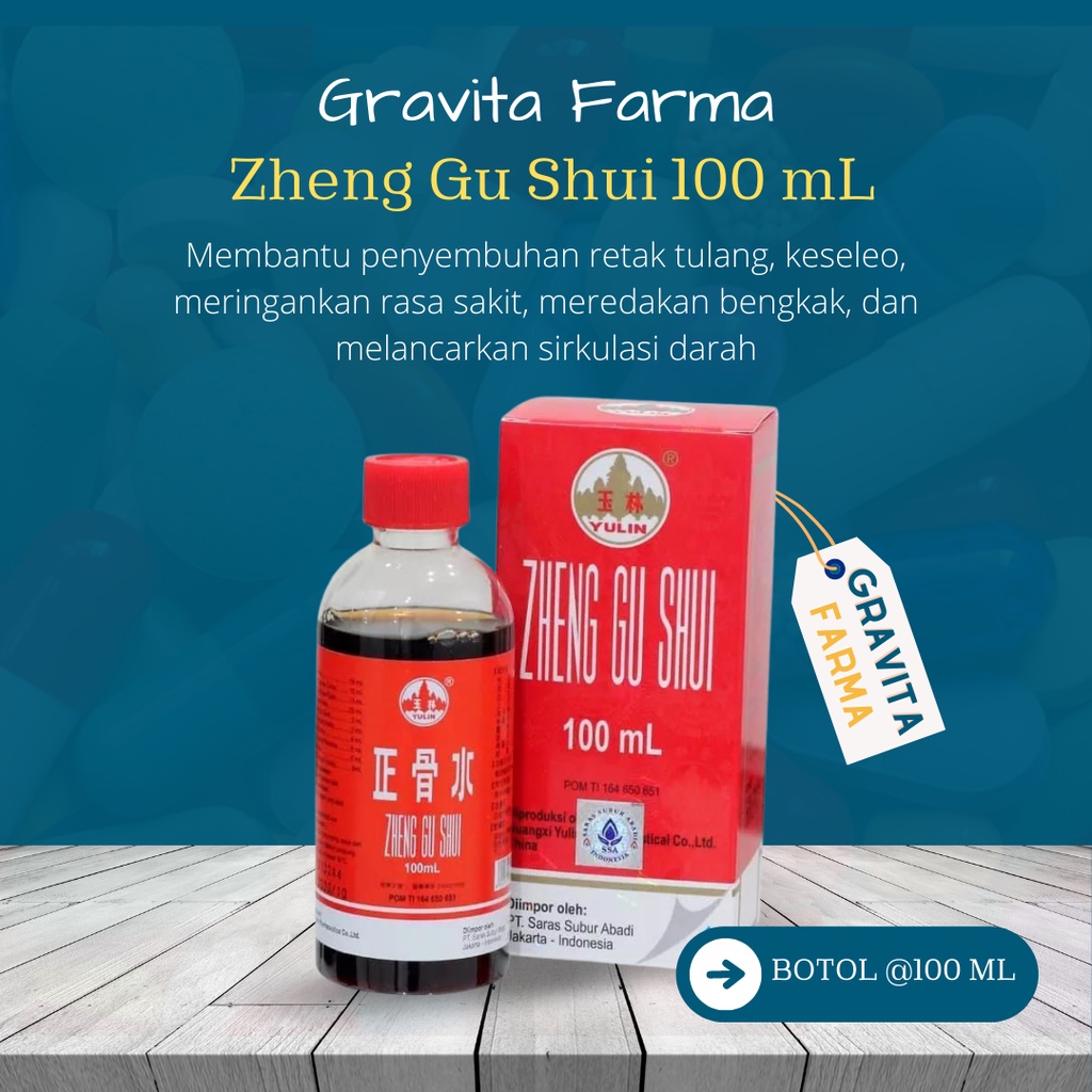 Zheng Gu Shui 100 mL - Minyak Gosok / Urut Cina