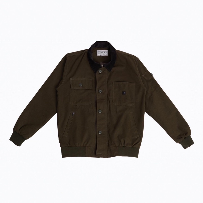 Jacket Canvas With Corduroy - 0032