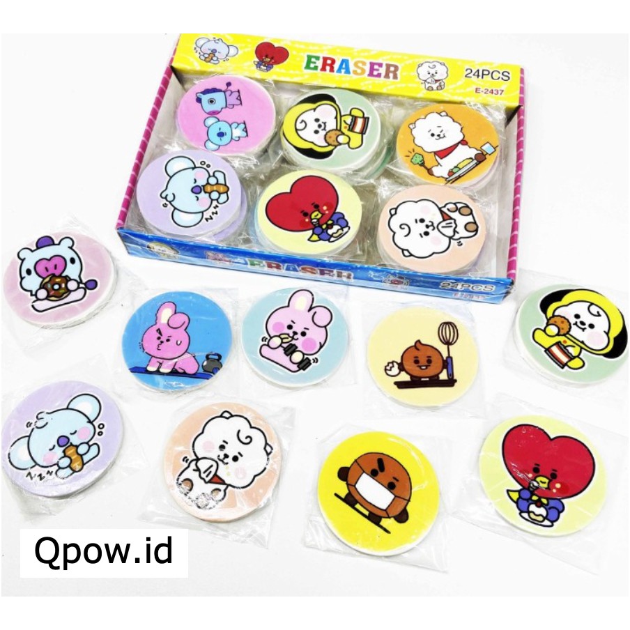 

PENGHAPUS ERASER KARAKTER BT21