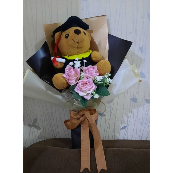 bucket boneka wisuda bucket bunga wisuda