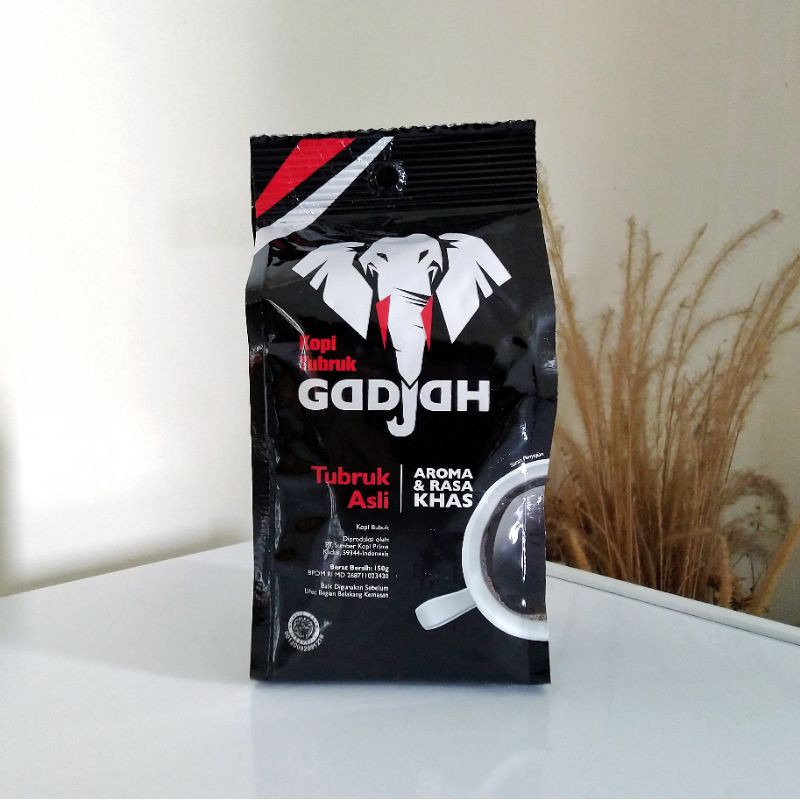 

Kopi Hitam Kopi Bubuk Kopi Tubruk Gadjah Kopi Gajah 150g