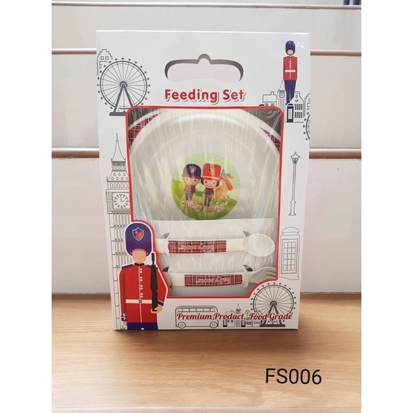 BABY SCOTS FEEDING SET Perlengkapan Makan Bayi / Kado Bayi / SetTempat Makan Bayi