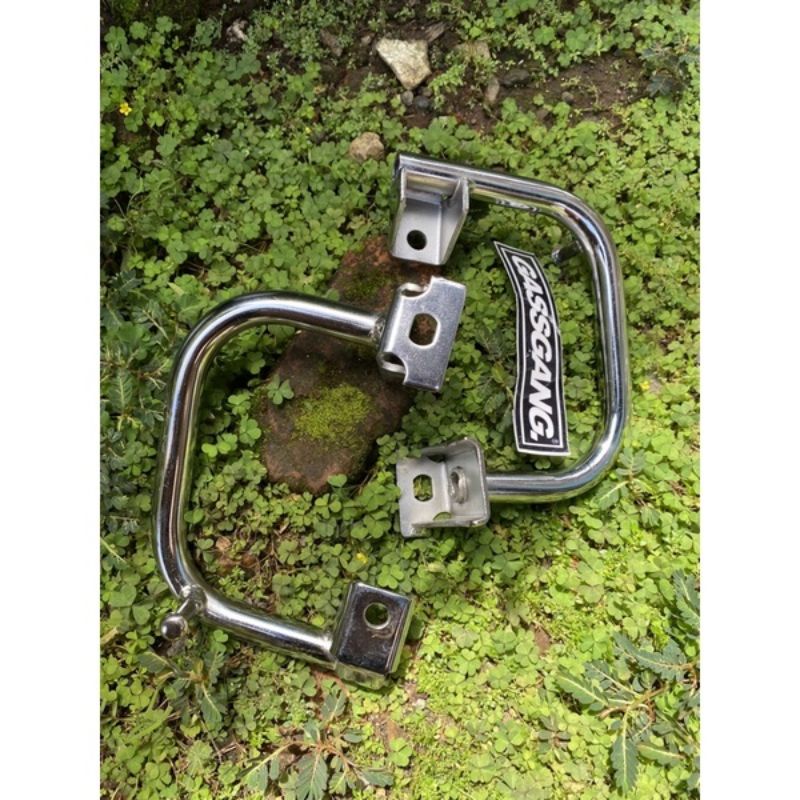 BEHEL BEGEL BELAKANG PEGANGAN JOG TILAS TIGER LAWAS CROM SET KANAN KIRI BEGEL TILAS BEHEL TILAM MERK