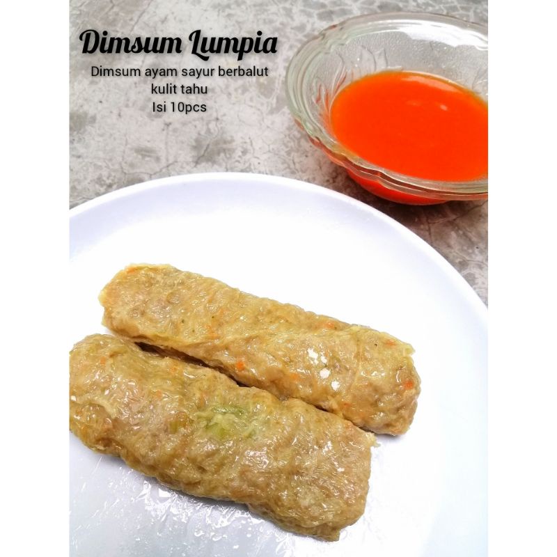 Dimsum Lumpia Ayam / lumpia ayam sayur kulit tahu frozen food bogor