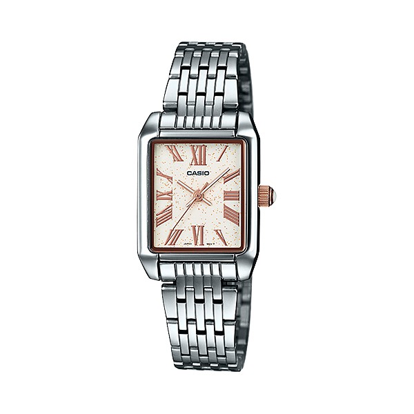 PROMO TERMURAH  Casio Analog Jam Tangan Wanita Silver Rantai LTP-TW101D-7A Original