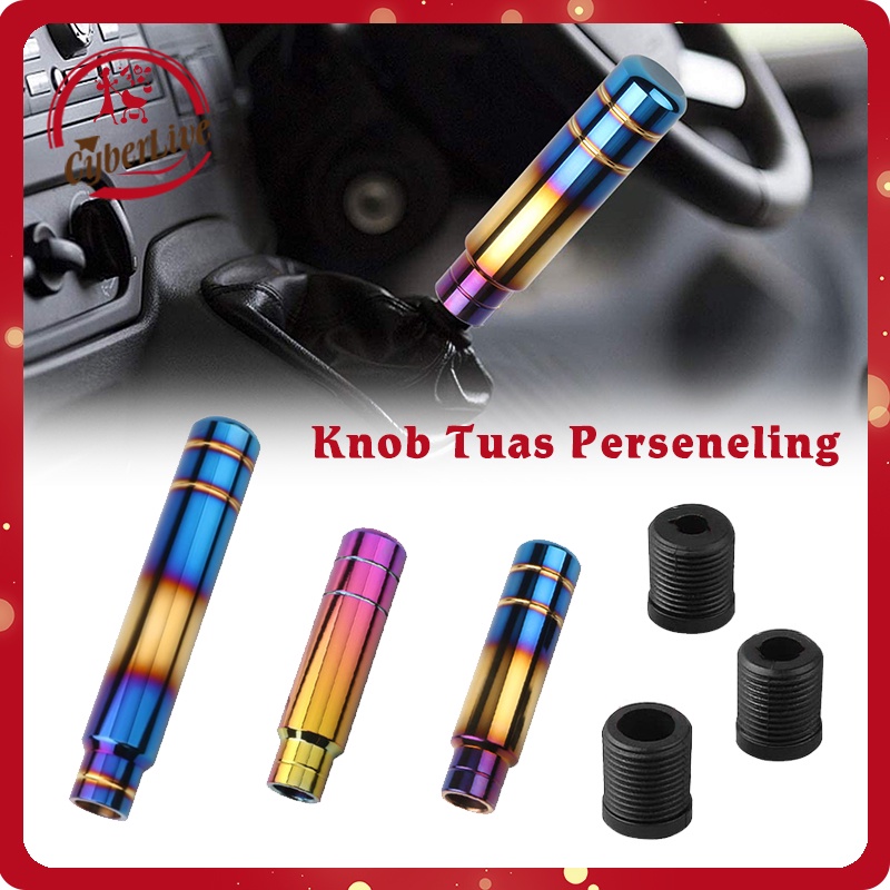 Knop Perseneling Mobil Manual 13cm 18cm Tuas Perseneling Mobil Racing Variasi Mugen Biru Ungu