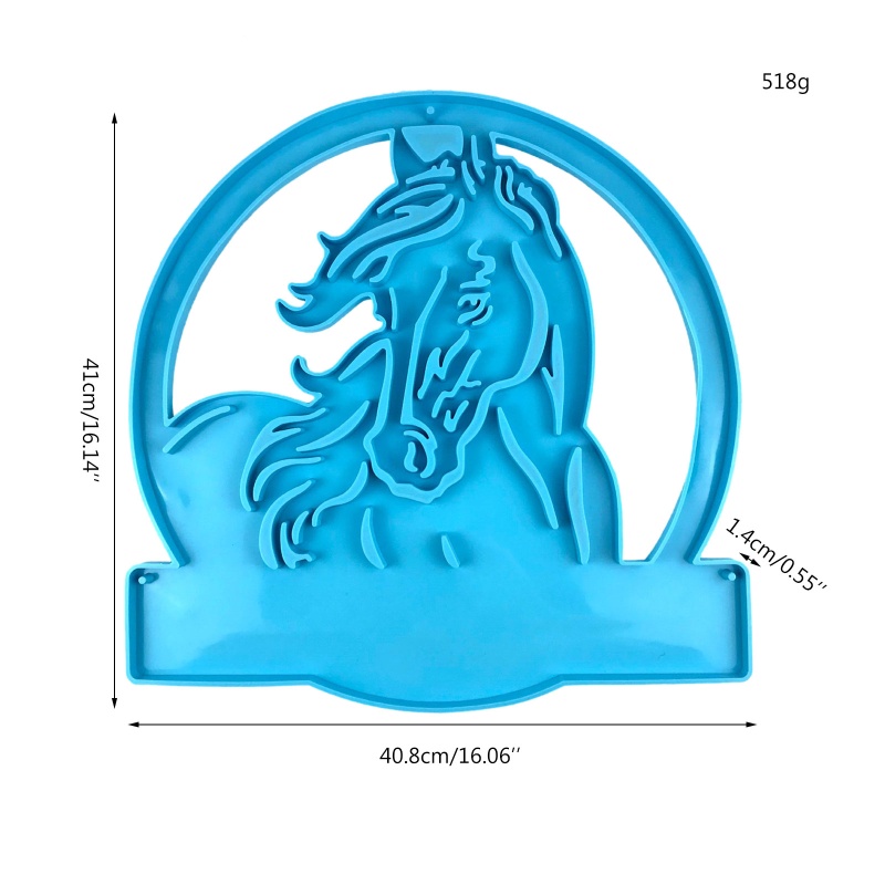 Siy Cetakan Resin Epoksi Bentuk Kepala Kuda Untuk Dekorasi Diy