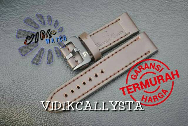 STRAP TALI KULIT JAM AC ALEXANDRE CHRISTIE 22 24 MM