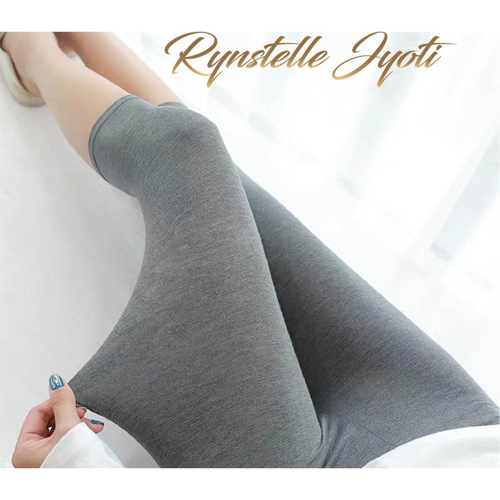 Legging Pendek Kaos Soft rayon Rynstelle