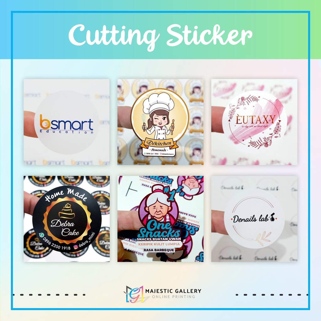 

CUTTING STIKER CHROMO / VYNIL / TRANSPARAN | STIKER LABEL KEMASAN PRODUK