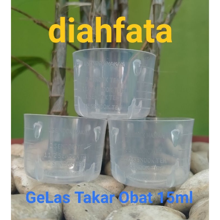 10 Pcs GeLas Takar Obat 15ml