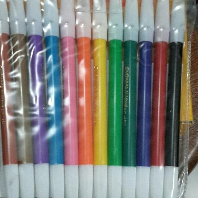 

Super Shipment Spidol Snowman 12Warna/Spidol Warna-warni/Spidol Kecil/Pensil Warna