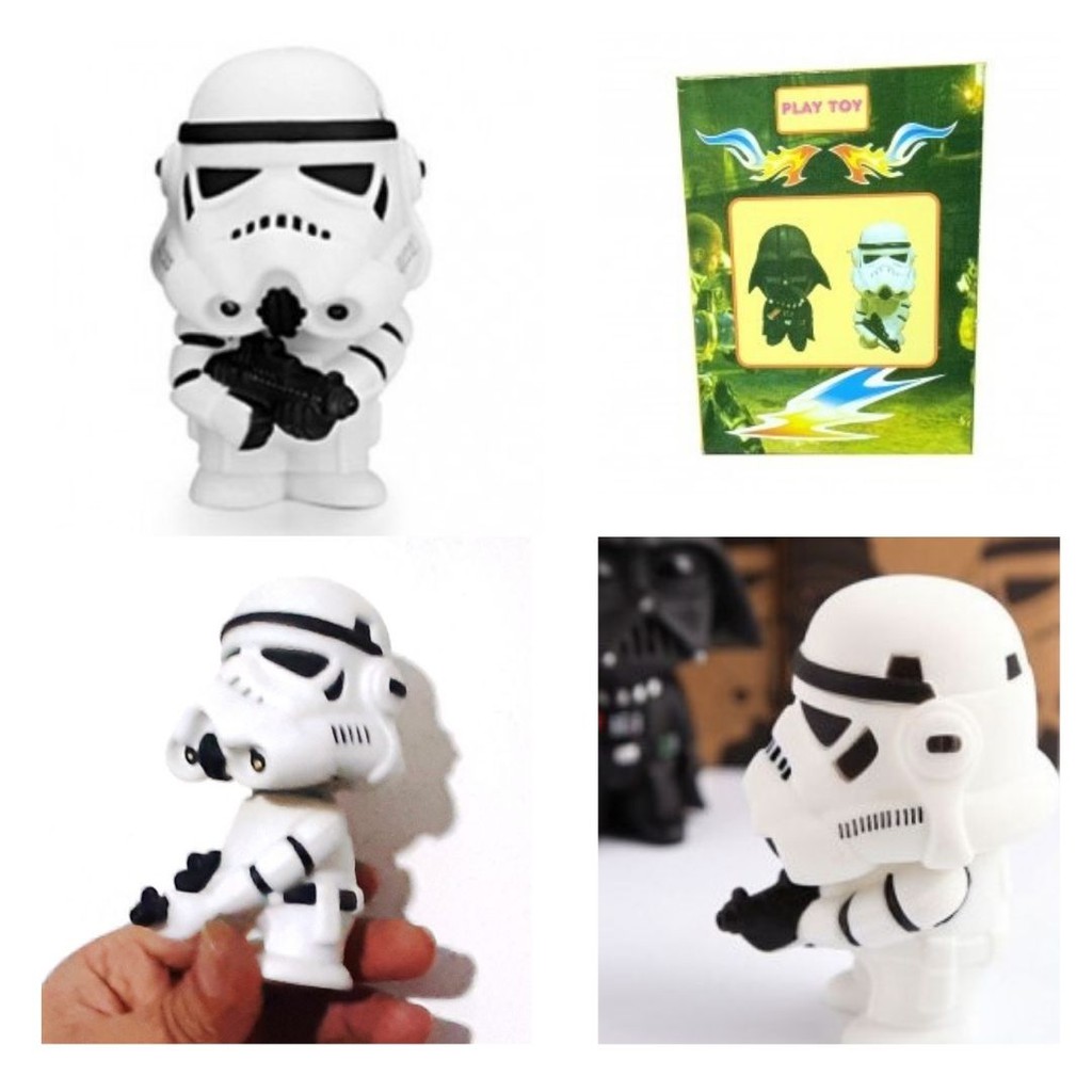 Mainan Action Figure Starwar5 Car Shake Boneka Goyang Mobil Q Version  111124