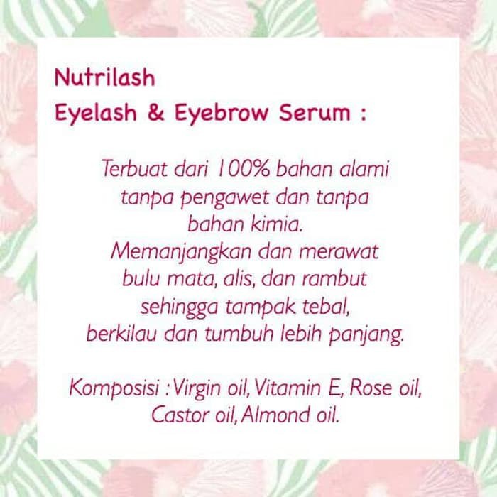 PROMO -  nutrilash serum (eyelash serum)