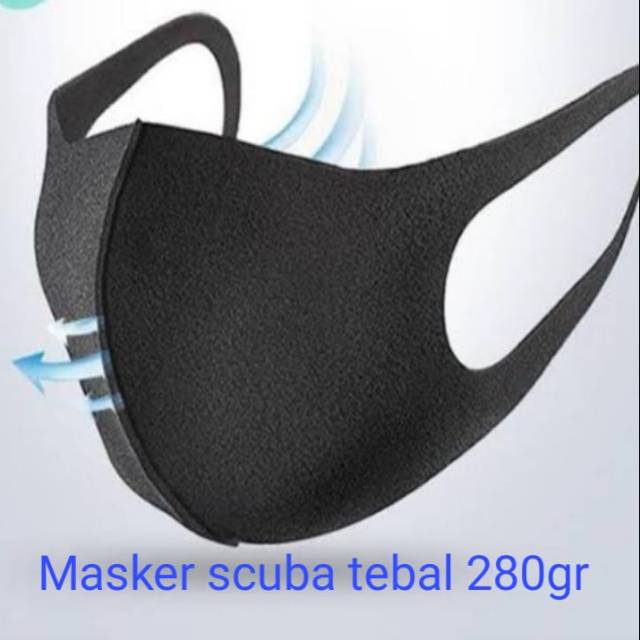 Masker scuba tebal 280gr dewasa  dan anak TERMURAH